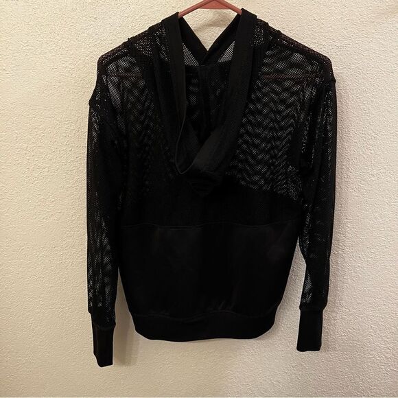 RBK Mesh Black Hoodie - Picture 2 of 4